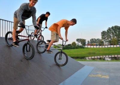 Zalew Zadębie - Struktura wokół zalewu Skate park