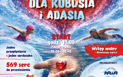 Pływamy dla Kubusia i Adasia! – w jubileuszowym rytmie serca
