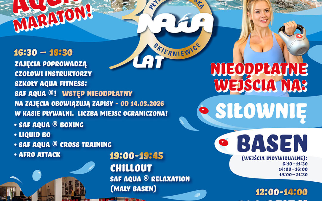 30 URODZINY PŁYWALNI!